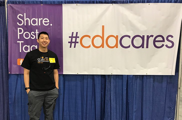 Dr. Tran at CDA Cares event