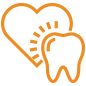 Animated tooth and heart